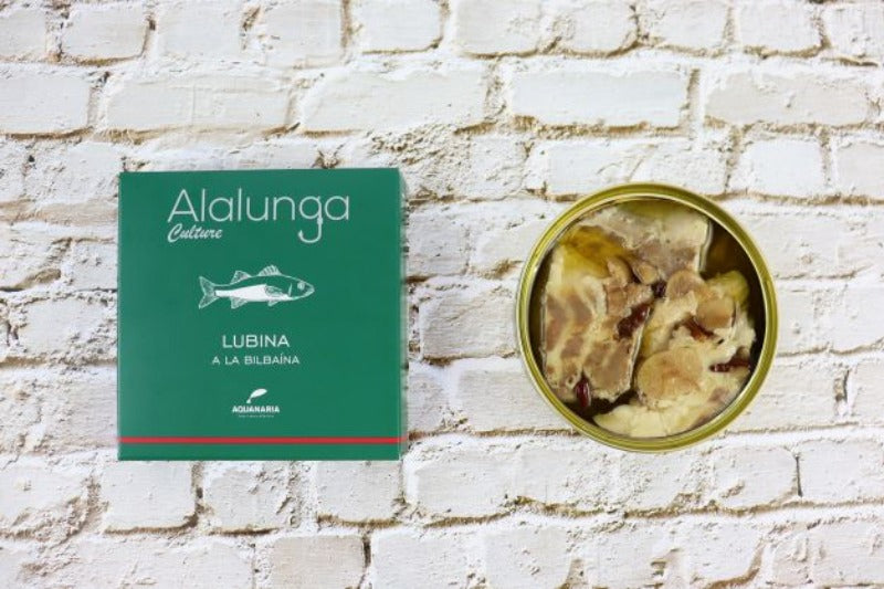 ALALUNGA LUBINA A LA BILBAINA - SEA BASS WITH GARLIC AND CAYENNE PEPPER - ARC IBERICO IMPORTS