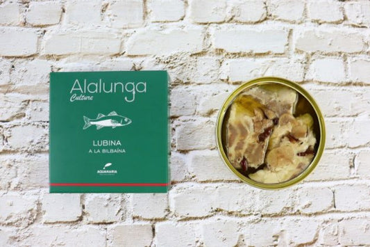 ALALUNGA LUBINA A LA BILBAINA - SEA BASS WITH GARLIC AND CAYENNE PEPPER - ARC IBERICO IMPORTS